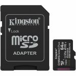 Kingston SDCS3/64GB Canvas Select Plus 64 GB Class 10/UHS-I (U1) V10 microSDXC 100 MB/s Read