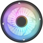 Thermaltake UX150 ARGB Sync Cooling Fan/Heatsink - 5.12in Maximum Fan Diameter - 1 x Fan(s) - 59.20 CFM Maximum Airflow - 2400 rpm - Hydraulic Bearing - 5V RGB header 2510 - 3Pin  5V 3-