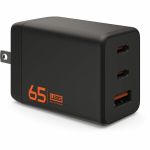 UAG SRGE (US) 65W 3 Port Wall Charger - Black - 65 W - United States - Black