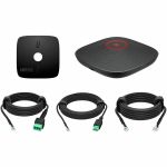 Poly Studio A2 Wired Microphone for Meeting Room  Conference Room  Speech - Black - TAA Compliant - 19.69 ft -35 dB - Table Mount - JST