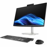 HP EliteStudio 8 AiO G1i All-in-One Computer - Intel Core Ultra 5 235 - vPro Technology - 16 GB - 512 GB SSD - 23.8in Full HD Touchscreen - Desktop - Pike Silver - Intel Q870 Chip - 192
