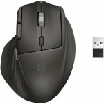 HP Ultra-Fast-Scroll Wireless Mouse 785M (B8YX4AA) - Multi Surface - Wireless - 32.81 ft - Bluetooth/Radio Frequency - 2.40 GHz - Rechargeable - Black - USB Type A - 6000 dpi - Scroll W