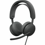 Logitech Zone Wired 2 for Business - Noise-Canceling Headset with Adaptive Hybrid ANC  Microsoft Teams Certified  USB-C with USB-A adapter  Graphite - Microsoft Teams CertificationUSB T