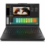 Lenovo ThinkPad P16 Gen 3 21RQ001NUS 16in Mobile Workstation - WQUXGA - Intel Core Ultra 7 255HX - 64 GB - 2 TB SSD - English (US) Keyboard - Black - Intel Chip - Windows 11 Pro - NVIDI