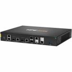 Aruba 9106 Router - 4 Ports - 3 RJ-45 Port(s) - 1 WAN Port(s) - PoE Ports - Management Port - 4 SFP (mini-GBIC) Slots  SFP+ Slots - 10 Gigabit Ethernet - Desktop - 1 Year