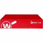 WatchGuard Firebox T145 WGT145671 Network Security/Firewall Appliance - Policy Management - 5 Port - 2.5 Gigabit Ethernet  Gigabit Ethernet - 3.90 Gbit/s Firewall Throughput - TLS - 5 x RJ-45 - 1