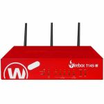 WatchGuard Firebox T145-W Network Security/Firewall Appliance - Centralized Management - 5 Port - 2.5 Gigabit Ethernet  Gigabit Ethernet - 3.90 Gbit/s Firewall Throughput - Wireless LAN