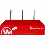 WatchGuard Firebox T145-W Network Security/Firewall Appliance - Centralized Management - 5 Port - 2.5 Gigabit Ethernet  Gigabit Ethernet - 3.90 Gbit/s Firewall Throughput - Wireless LAN