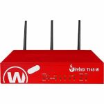 WatchGuard Firebox T145-W Network Security/Firewall Appliance - Policy Management - 5 Port - 2.5 Gigabit Ethernet  Gigabit Ethernet - 3.90 Gbit/s Firewall Throughput - Wireless LAN IEEE