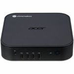 Acer CXI6-C58G Chromebox - Intel Core 5 120U - 8 GB - 256 GB SSD - Intel Chip - ChromeOS - Intel DDR4 SDRAM - IEEE 802.11ax Wireless LAN - 90 W