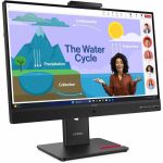 Lenovo ThinkVision T24D-4v 24in Class Webcam Full HD LED Monitor - 16:9 - Eclipse Black - 23.8in Viewable - In-plane Switching (IPS) Technology - WLED Backlight - 1920 x 1080 - 16.7 Mil