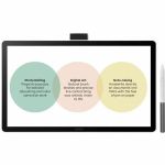 Wacom One 14 - Graphics Tablet - 14in - 2540 lpi - Full HD Cable - 16.7 Million Colors - 4096 Pressure Level - Pen - 1 - PC  Mac  Chrome