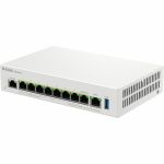 D-Link DBR-600-P Business PoE Router - 9 Ports - 8 RJ-45 Port(s) - 1 WAN Port(s) - PoE Ports - Management Port - 2.5 Gigabit Ethernet - IEEE 802.3at