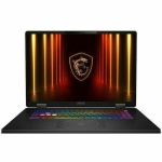 MSI Crosshair A18 HX A8WGKG-009US 18in Gaming Notebook - QHD+ - 240 Hz - AMD Ryzen 9 8940HX - 32 GB - 1 TB SSD - Cosmo Gray - AMD Chip - 2560 x 1600 - Windows 11 Home - NVIDIA GeForce R