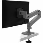 Ergotron Mounting Arm for Monitor  Display  LCD Display - Dark Gray - Height Adjustable - 1 Display(s) Supported - 34in Screen Support - 22 lb Load Capacity - 100 x 100  75 x 75 - VESA