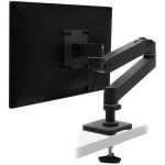 Ergotron Desk Mount for Monitor  LCD Display - Black - Height Adjustable - 1 Display(s) Supported - 34in Screen Support - 22 lb Load Capacity - 75 x 75  100 x 100 - VESA Mount Compatibl