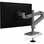 Ergotron LX Pro Desk Monitor Arm  Tall Pole  Grommet Mount (dark grey) - Height Adjustable - 1 Display(s) Supported - 34in Screen Support - 22 lb Load Capacity - 100 x 100  75 x 75 - VE