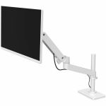 Ergotron Desk Mount for Monitor  LCD Display - White - Height Adjustable - 1 Display(s) Supported - 34in Screen Support - 22 lb Load Capacity - 75 x 75  100 x 100 - VESA Mount Compatibl