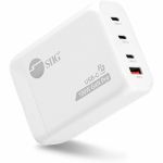 SIIG 100W GaN PD Combo Charger - 3C1A - 100W GaN PD Combo Power Charger - 3C1A - USB-C Charging Station - Portable USB Type-C Charger - Max 100W output totally - C1/C2 up to 100W - C3 u