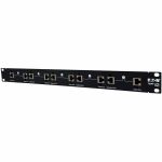 Tripp Lite series B110-SPPOEC-A5 In-Line PoE++ Surge Protector - A/V Equipment  Camera  Wireless Access Point  Network Switch - Black - RJ-45 - 5 x RJ-45 - 2 kA - PoE++  PoE  RJ-45  Net