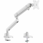 Amer Mounts HYDRA1B-W (V2) Mounting Arm for Monitor  Flat Panel Display  Curved Screen Display - White - Height Adjustable - 1 Display(s) Supported - 40in Screen Support - 26.46 lb Load