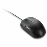 Kensington MY201 Simple Solutions Wired Mouse (TAA) - Optical - Cable - Black - USB Type A - 1600 dpi - Scroll Wheel - 3 Button(s) - Small/Medium Hand/Palm Size - Symmetrical - 1 Box -
