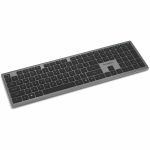 Kensington KB535 EQ Rechargeable Multi-Device Keyboard - Wireless Connectivity - Bluetooth/RF - Full-size - 5.4 - 32.81 ft - 2.40 GHz - USB Type A Interface - 109 Key(s) - CoPilot  F-Lo