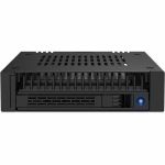 Icy Dock ExpressCage MB741V4P-B Drive Bay Adapter for 3.5in PCI Express NVMe 4.0 - U.2 (SFF-8639) Host Interface Internal - Black - Hot Swappable Bays - 1 x HDD Supported - 1 x SSD Supp