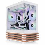 Thermaltake View 170 WS ARGB Snow Micro Chassis - Snow - Tempered Glass  SPCC - 3 x Bay - 3 x 120mm Fan(s) Installed - Mini ITX  Micro ATX Motherboard Supported - 7 x Fan(s) Supported -