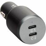 Tripp Lite series U280-C02-100W 100W Auto Adapter - 100 W - 12 V DC  24 V DC Input - 5 V DC  9 V DC  15 V DC  20 V DC Output - 5 A - Black