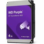 WD WD44PURZ Purple 4TB 3.5in Surveillance HDD SATA 6.0GB/s Conventional Magnetic Recording (CMR) Method
