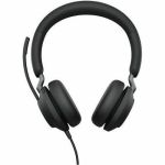 Jabra Evolve2 40 SE Headset - Stereo - USB Type A  USB Type C - Wired - 20 Hz to 20 kHz - Over-the-head  On-ear - Binaural - Circumaural - MEMS Technology Microphone