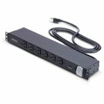 StarTech.com 14-Outlet Rackmount PDU  1U Server Power Strip  6x Front and 8x Rear Ports  Mounted Power Distribution Unit for 19in Racks - 1U rackmount PDU unit for 19in racks w/ 12x NEM