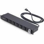StarTech.com 12-Outlet Rackmount PDU  1U Server Power Strip  Wide-Spaced Right-Angle Ports  Mounted Power Distribution Unit for 19in Racks - 1U rackmount PDU unit for 19in racks w/ 12x
