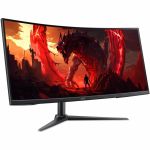 Acer Nitro XZ340CUR J0 34in Class WQHD Gaming LCD Monitor - 21:9 - Black - 34in Viewable - 3440 x 1440 - 250 Nit - 1 ms - 120 Hz Refresh Rate - Speakers - Height - HDMI - DisplayPort