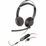 HPI SOURCING - NEW Blackwire C5220 Headset - Stereo - USB Type A - Wired - 20 Hz to 20 kHz - Over-the-head - Binaural - Supra-aural - Noise Cancelling Microphone