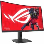 Asus ROG Strix XG32WCMS 32in Class WQHD Curved Screen Gaming LCD Monitor - 16:9 - 31.5in Viewable - Fast Vertical Alignment (VA) - 2560 x 1440 - 16.7 Million Colors - Adaptive Sync/Free