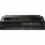 Netgear GS310TPv2 Ethernet Switch - 8 Ports - Manageable - Gigabit Ethernet - 10/100/1000Base-T  1000Base-X - 3 Layer Supported - 2 SFP Slots - 69.50 W Power Consumption - 55 W PoE Budg