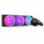 NZXT RL-KR360-B2 Kraken Plus RGB 360mm Radiator CPU Liquid Cooler (1x F360 RGB Core single-frame fan) with 1.54in Square LCD Black