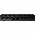 HP ProDesk 4 G1i Desktop Computer - Intel Core Ultra 7 265T - vPro Technology - 16 GB - 512 GB PCI Express NVMe SSD - Mini PC - Jack Black - Intel Q870 Chip - Windows 11 Pro - Intel DDR