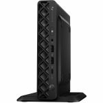 HP EliteDesk 8 G1a Desktop Computer - AMD Ryzen AI 7 350 - 64 GB - 1 TB PCI Express NVMe SSD - Mini PC - Jack Black - AMD Chip - Windows 11 Pro - AMD Radeon 860M Graphics DDR5 SDRAM - W