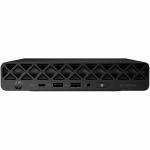 HP EliteDesk 8 G1a Desktop Computer - AMD Ryzen AI 7 350 - 16 GB - 512 GB PCI Express NVMe SSD - Mini PC - Jack Black - AMD Chip - Windows 11 Pro - AMD Radeon 860M Graphics DDR5 SDRAM -