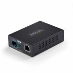 StarTech.com 10GbE Multi-Gigabit SFP+ Fiber Media Converter  10G/5G/2.5G/1G/100M RJ-45 to 10GBASE-X SFP+  Single-Mode  Multi-Mode  TAA - Convert 2.5G/5G/10GBASE-T copper (RJ-45) to 10G