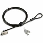 Kensington Slim NanoSaver 2.0 Keyed Laptop Lock - Master Key on Demand - 6 ft Cable - Master Keyed On Demand - Carbon Steel - For Notebook