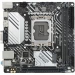 Asus Prime H610I-PLUS-CSM Desktop Motherboard - Intel H610 Chipset - Socket LGA-1700 - Mini ITX - Pentium Gold  Celeron  Core Processor Supported - 96 GB DDR5 SDRAM Maximum RAM - DIMM