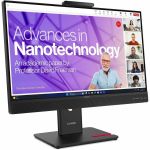Lenovo ThinkVision T24-4v 24in Class Webcam Full HD LED Monitor - 16:9 - Eclipse Black - 23.8in Viewable - In-plane Switching (IPS) Technology - WLED Backlight - 1920 x 1080 - 16.7 Mill