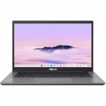 Asus Chromebook Plus CX34 CX3402CVA-DB388-GR 14in Chromebook - Full HD - Intel Core 3 100U - 8 GB - 128 GB Flash Memory - Rocky Gray - Intel Chip - 1920 x 1080 - ChromeOS - Intel - Nano