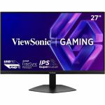 ViewSonic VX2730D-4K 27 Inch 4K UHD Gaming Monitor with Switchable Refresh Rate Up to 288Hz  0.5ms Response Time  AMD FreeSync Premium  Advanced Ergonomics  HDMI and DisplayPort Inputs