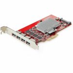 StarTech 4-Port USB-A PCIe Card  USB 3.2 10Gbps  USB PCI Express Expansion Card  4x Independent USB Controllers  TAA-Compliant - Add four USB-A ports for up to 40Gbps combined bandwidth