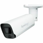 Synology BC800Z 8 Megapixel 4K Network Camera - Color - 1 - Bullet - TAA Compliant - 124.67 ft Infrared Night Vision - H.264  H.265 - 3840 x 2160 - 4.38 mm- 9.33 mm Varifocal Lens - 2.1